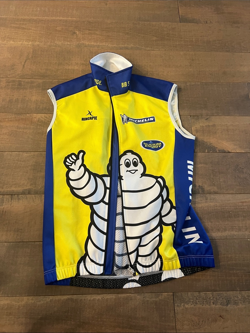 Michelin Men’s Yellow & Blue Cycling Vest